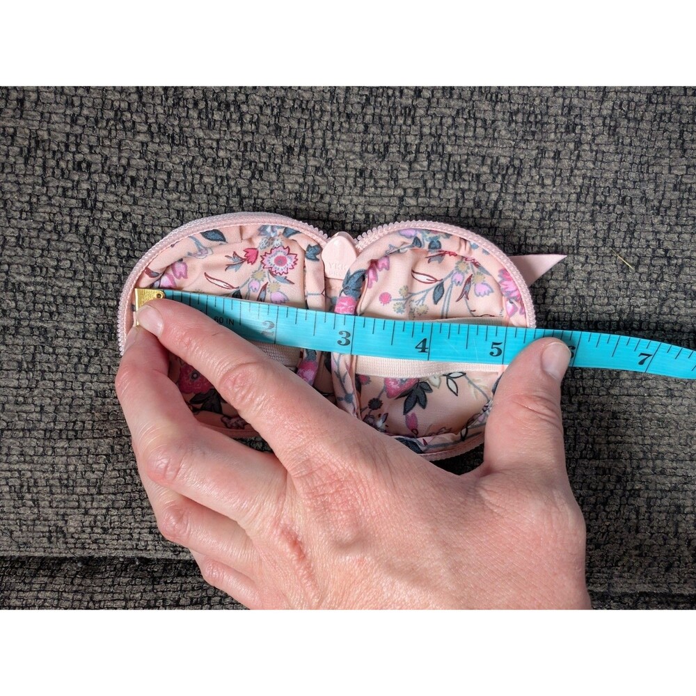 Vera Bradley Pink Floral Multi Color AirPod Holder Keychain Case Accessory - Picture 5 of 7